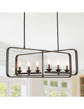 Oaks Aura 40” 6-Light DIY...