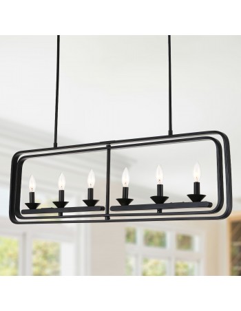 Oaks Aura 40” 6-Light DIY... 2
