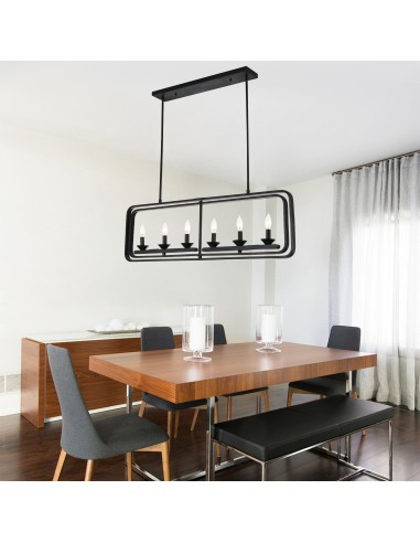Oaks Aura 40” 6-Light DIY Shape...
