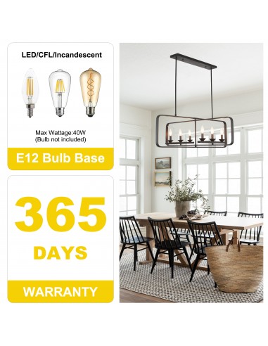 Oaks Aura 40” 6-Light DIY Shape...