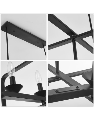 Oaks Aura 40” 6-Light DIY Shape...