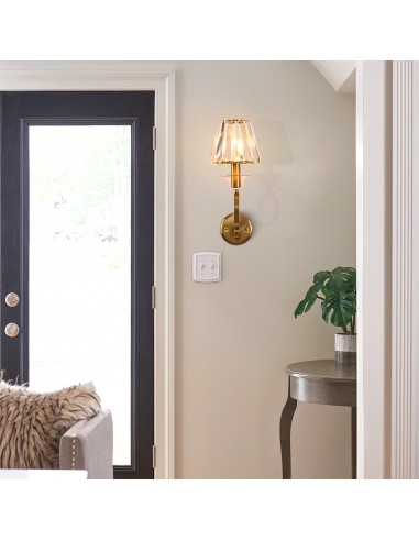 Oaks Aura 9.6” Modern 1-Light Crystal...