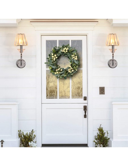 Oaks Aura 9.6” Modern 1-Light Crystal Wall Sconce for Bedroom, Living Room, Entryway, and More