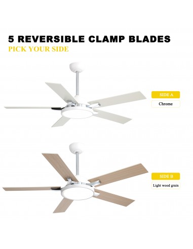 Oaks Aura 52" 5-Blade Reversible...