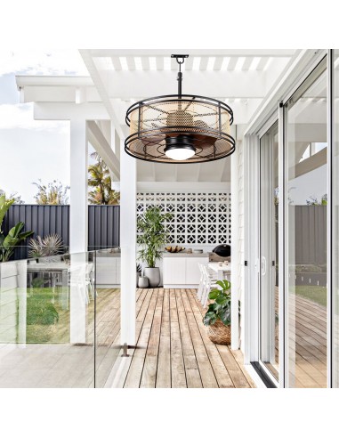 Oaks Aura 24" Outdoor Smart Ceiling...