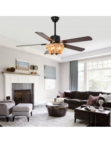 Oaks Aura 52" Modern Ceiling Fan with...