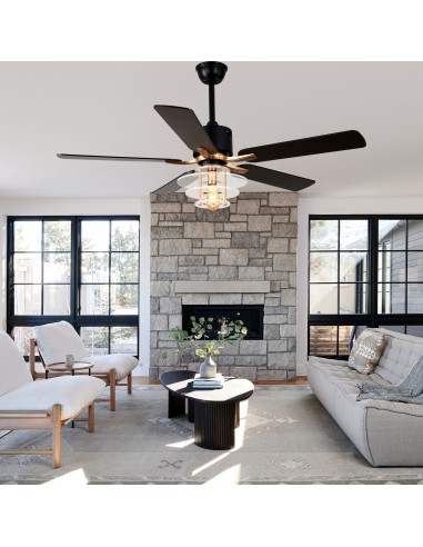 Oaks Aura 52" 5-Blade Ceiling Fan...