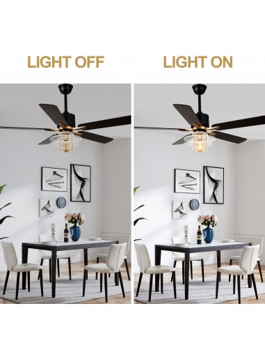 Oaks Aura 52" 5-Blade Ceiling Fan...