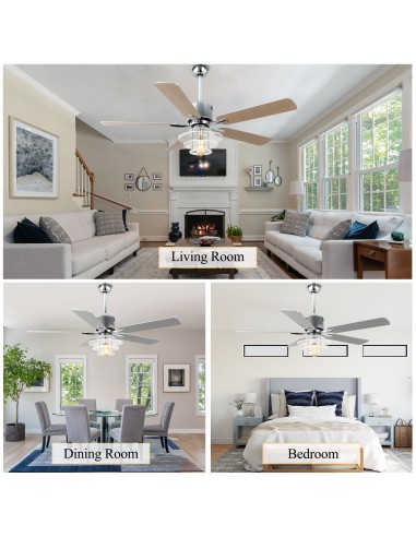 Oaks Aura 52" 5-Blade Ceiling Fan...
