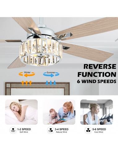 Oaks Aura 52” 5-Blade Ceiling Fan...