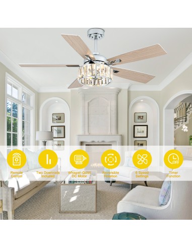Oaks Aura 52” 5-Blade Ceiling Fan...