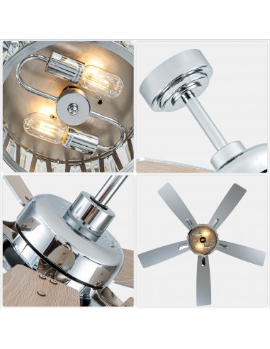 Oaks Aura 52” 5-Blade Ceiling Fan...