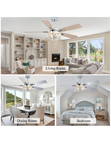 Oaks Aura 52” 5-Blade Ceiling Fan...