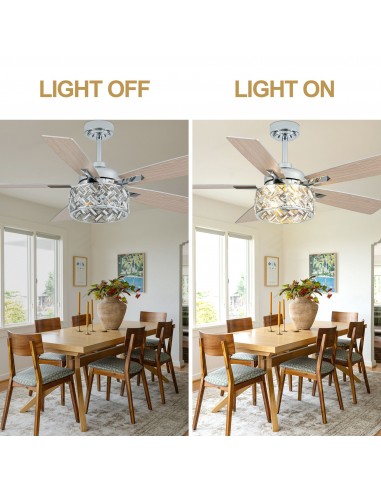 Oaks Aura 52" 5-Blade Ceiling Fan...