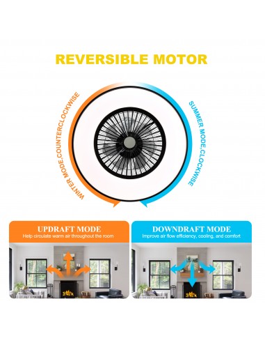 Oaks Aura 23" Smart RGB Flush Mount...