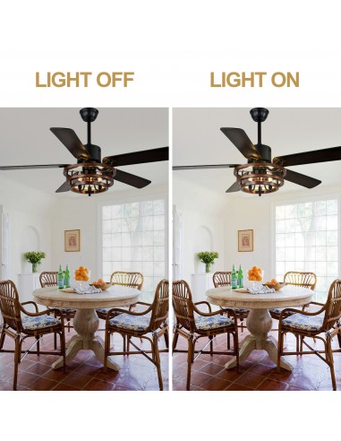 Oaks Aura 52" 5-Blade Ceiling Fan...