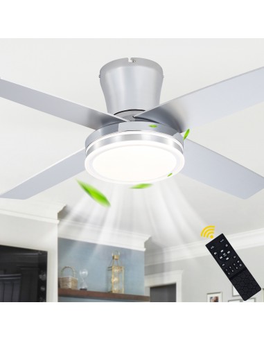 Oaks Aura 44" Flush Mount Ceiling Fan...