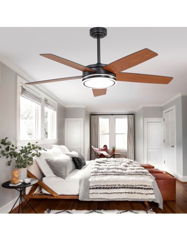 Oaks Aura 52" Modern Ceiling Fan with...