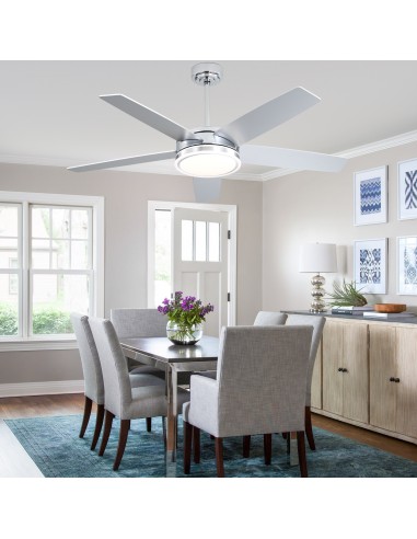 Oaks Aura 52" Modern Ceiling Fan with...