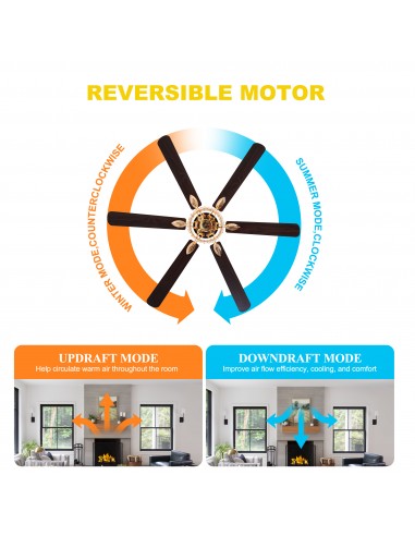 Oaks Aura 65" Crystal Ceiling Fan...