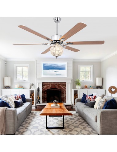 Oaks Aura 65" Crystal Ball Ceiling...