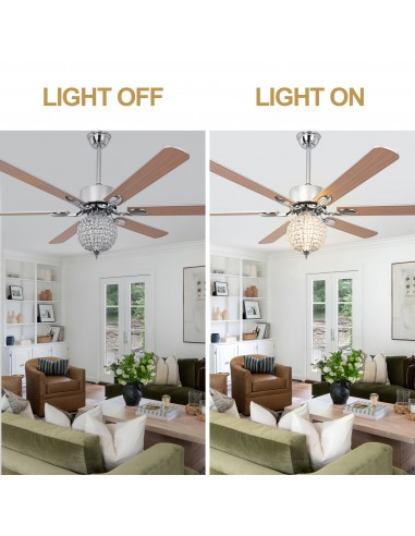 Oaks Aura 65" Crystal Ball Ceiling...