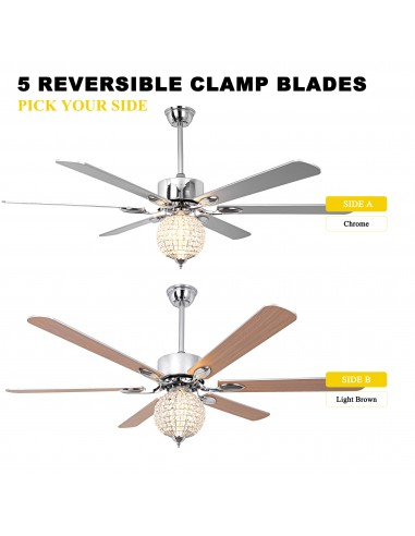 Oaks Aura 65" Crystal Ball Ceiling...