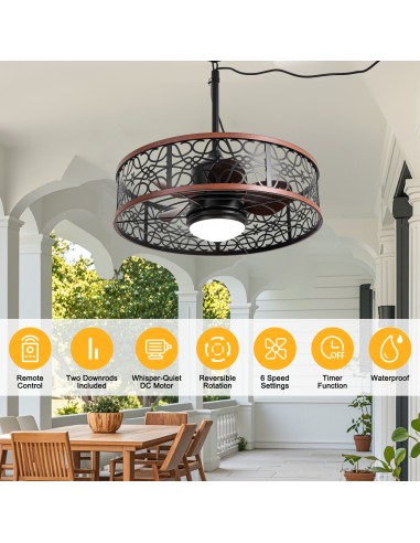 Oaks Aura 24” Smart Outdoor Black...