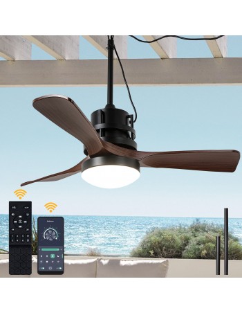 Oaks Aura 42” Outdoor Smart...