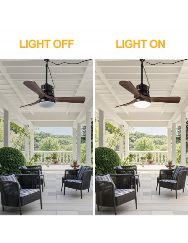 Oaks Aura 42” Outdoor Smart Ceiling...