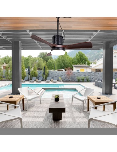 Oaks Aura 42” Outdoor Smart Ceiling...
