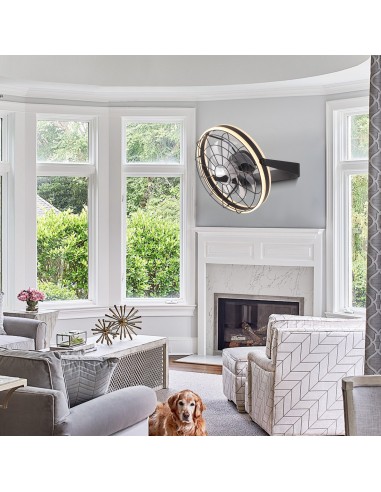 Oaks Aura 22 inch Black Wall Mounted...