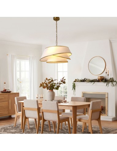 Oaks Aura 24" Gold Modern Chandelier,...