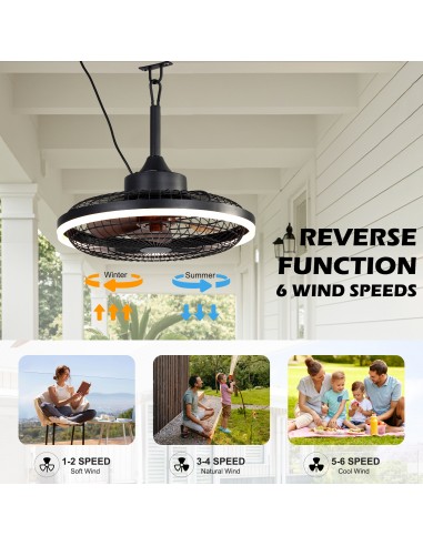 20" Outdoor WaterProof Ceiling Fan...