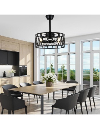 20" Drum Ceiling Fan with... 2