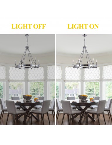 28" Chrome Wagon Wheel Chandelier...