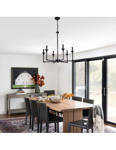 28" Black Wagon Wheel Chandelier with...