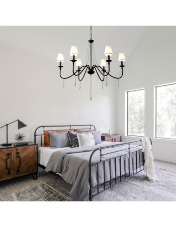 Oaks Aura35" 6-Light Black... 2