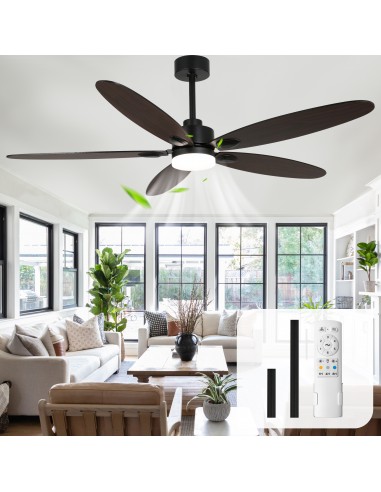 Oaks Aura 60” Ceiling Fan with LED...