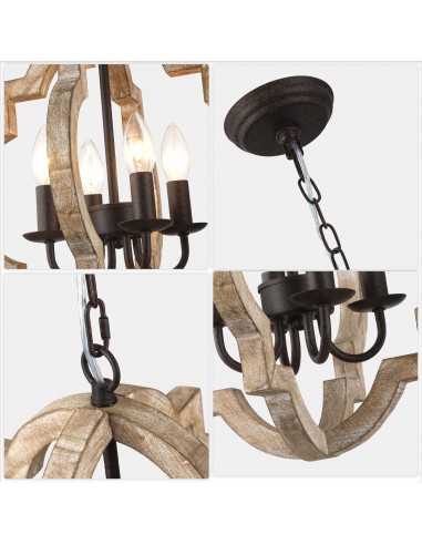 Oaks Aura 16 Inch 4-Light Lantern...