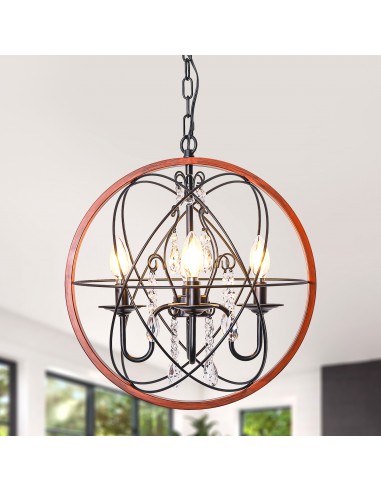 Oaks Aura 17 Inch 6-Light Crystal...