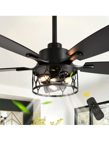Oaks Aura 52” Modern Ceiling Fan with...