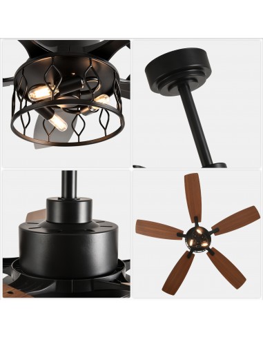 Oaks Aura 52” Modern Ceiling Fan with...