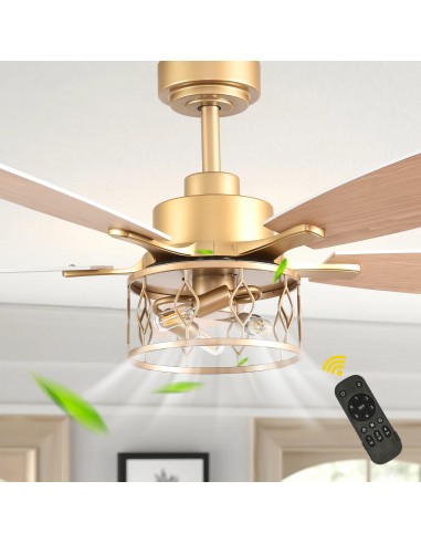 Oaks Aura 52” Modern Ceiling Fan with...