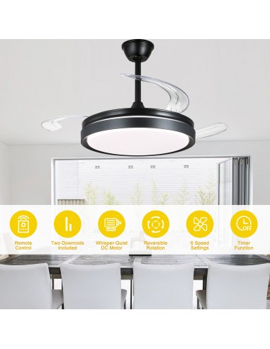 Oaks Aura 42-Inch LED Ceiling Fan...