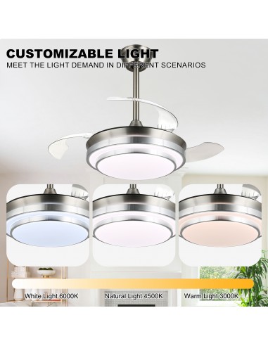 Oaks Aura 36Inch LED Ceiling Fan...