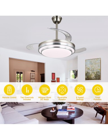 Oaks Aura 36Inch LED Ceiling Fan...