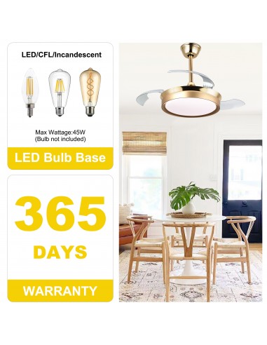 Oaks Aura 36Inch LED Ceiling Fan...