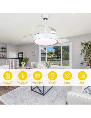 Oaks Aura 36Inch LED Ceiling Fan...