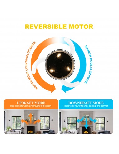 Oaks Aura 42" Black Ceiling Fan with...